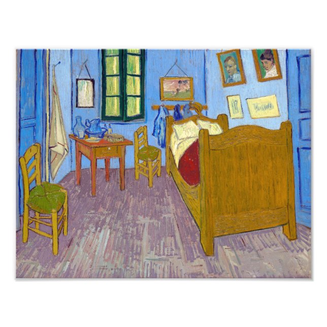 Vincent's Bedroom in Arles | Van Gogh | Photo Print (Front)