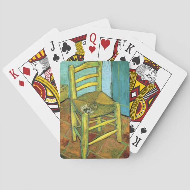 Vincent's Chair by Van Gogh Playing Cards (Back)