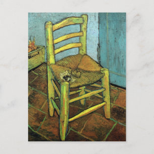 Vincent's Chair & His Pipe Van Gogh Fine Art Postcard