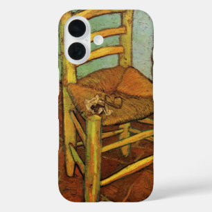 Vincent's Chair with His Pipe by Vincent van Gogh iPhone 16 Case