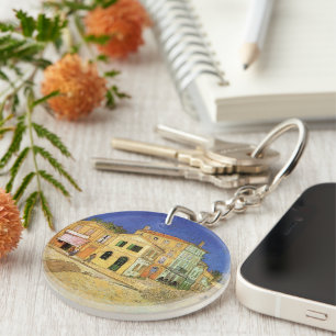 Vincent's House in Arles by Vincent van Gogh Key Ring