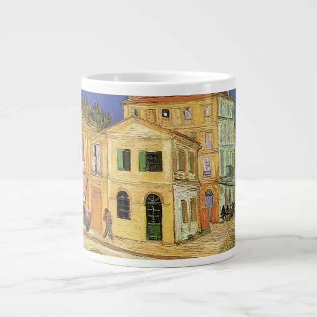 Vincent's House in Arles by Vincent van Gogh Large Coffee Mug (Front)