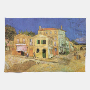 Vincent's House in Arles by Vincent van Gogh Tea Towel