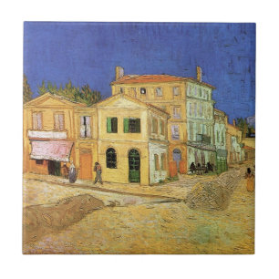 Vincent's House in Arles by Vincent van Gogh Tile