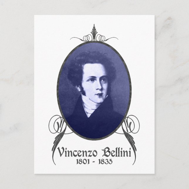 Vincenzo Bellini Postcard (Front)