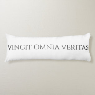 VINCIT OMNIA VERITAS BODY PILLOW