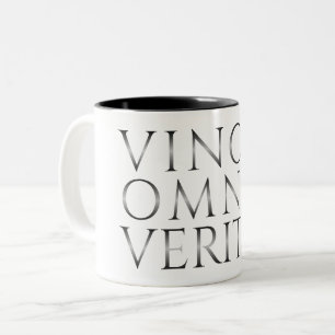VINCIT OMNIA VERITAS - Light Two-Tone Coffee Mug