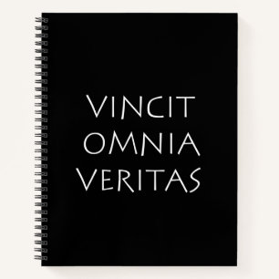 Vincit omnia veritas notebook