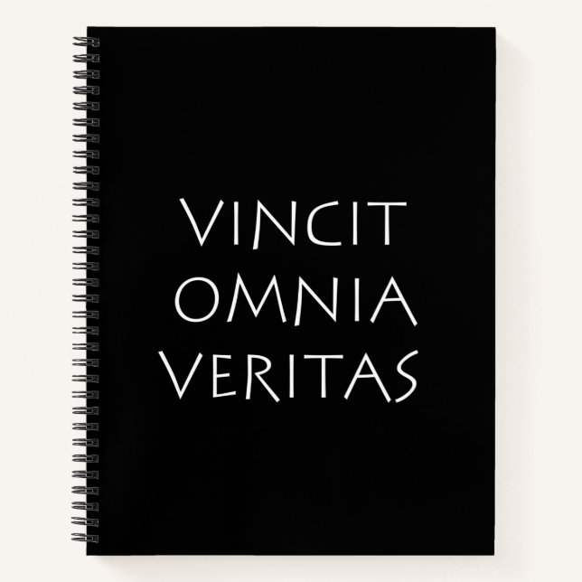 Vincit omnia veritas notebook (Front)