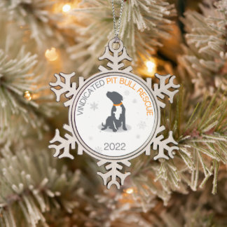Vindicated Rescue Snowflake Framed Ornament