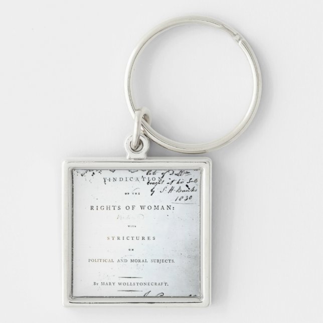 Vindication of the Rights of Woman' Key Ring (Front)