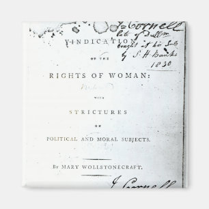 Vindication of the Rights of Woman' Magnet