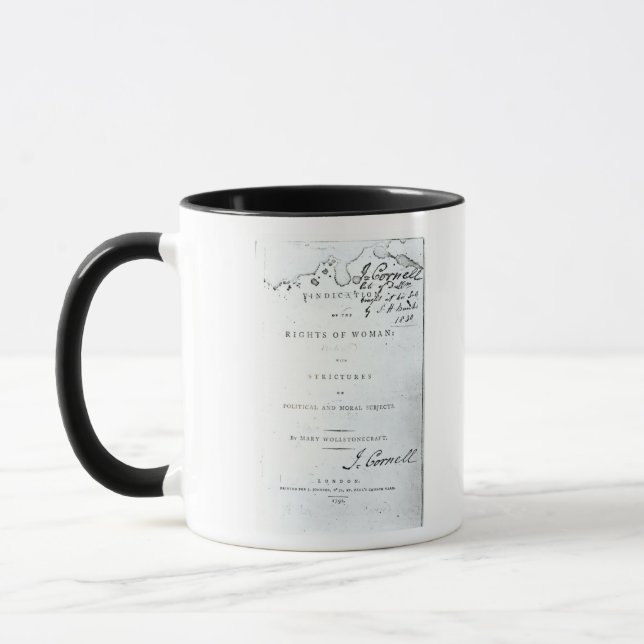 Vindication of the Rights of Woman' Mug (Left)