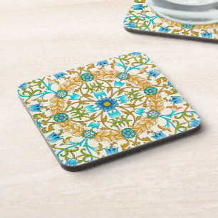 Vine by William Morris, Vintage Textile Art Coaster