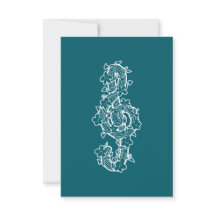 Vine Clef Flat Thank You Card