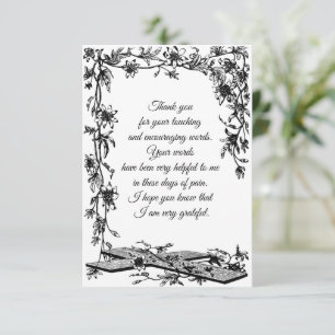 Vine Frame Thank You Card