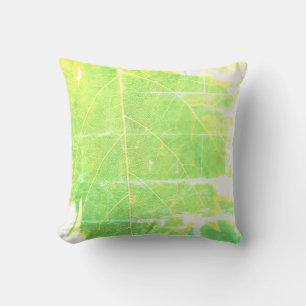 Vine Green Leaf Blue Sky Focus Cushion Pillow