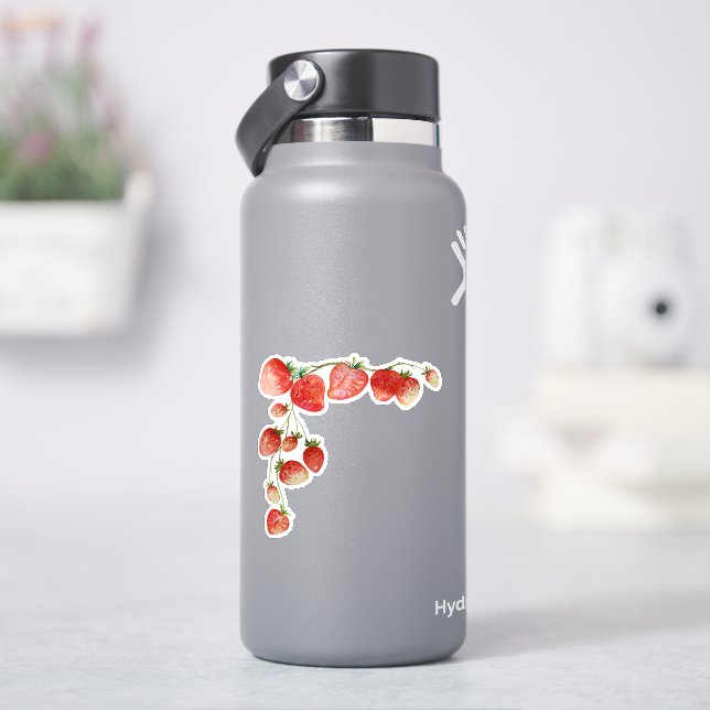 Vine of Red Strawberries  (HydroFlask)