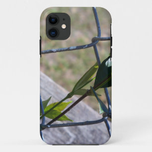 vine on a chain link fence life finds a way iPhone 11 case