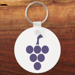 Vine Or  Wine For Grape And Grapevine Sommelier Key Ring