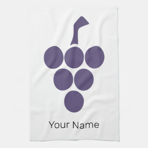 Vine Or Wine For Grape And Grapevine Sommelier Tea Towel