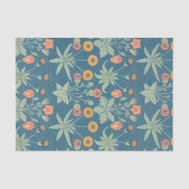 VINE PATTERN W/  POPPIES, Tissue Paper (Front)