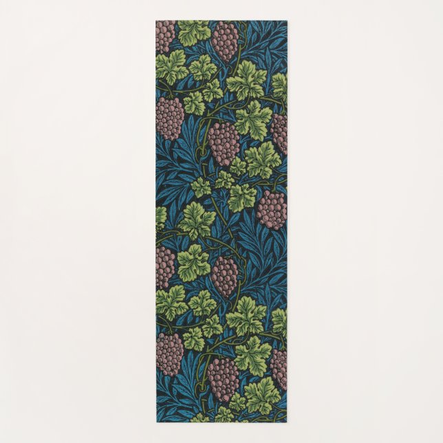 Vine Pattern, William Morris Yoga Mat (Front)