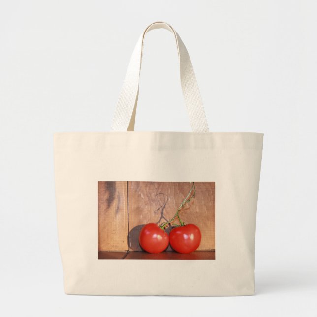 Vine Ripened Large Tote Bag (Front)