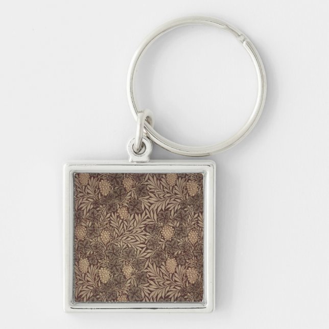 'Vine' wallpaper design, 1873 Key Ring (Front)