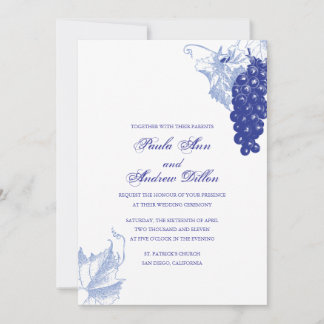 Vine Wedding Invitation