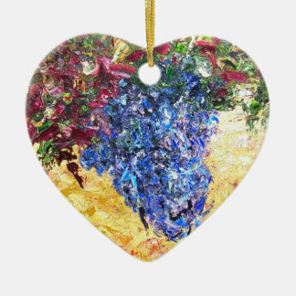 Vine Wine Ceramic Ornament