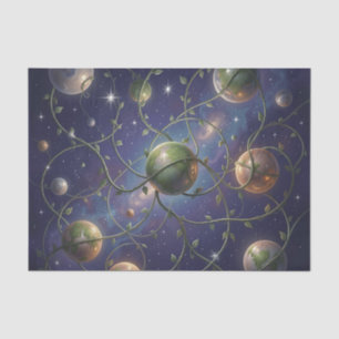  Vine Wrapped Planets Cosmic Tissue Paper