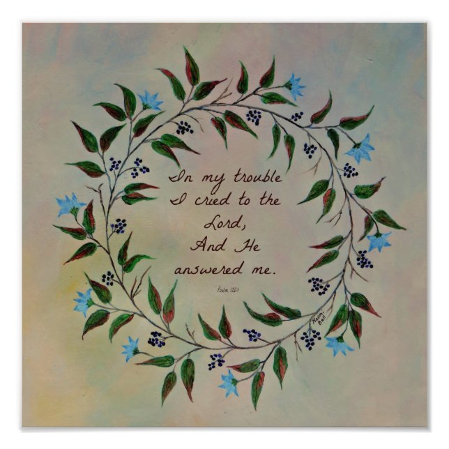 Vine Wreath Photo Print (Front)
