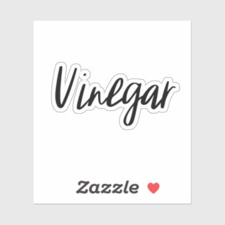 Vinegar Storage Sticker