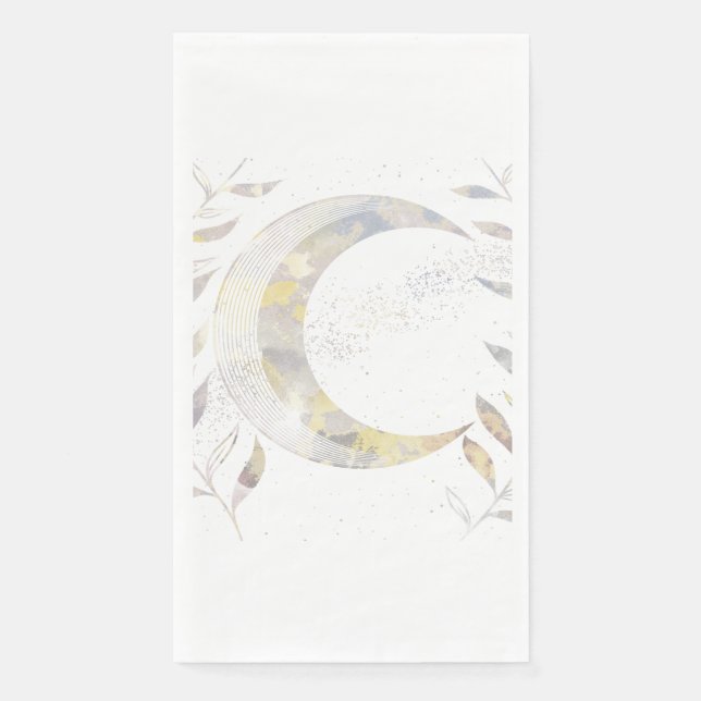 Vines and Moon Napkin (Front)