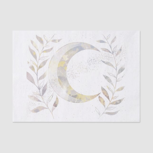 Vines and Moon  Tissue Paper (Front)