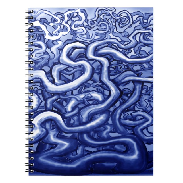 Vines Blue Notebook (Front)