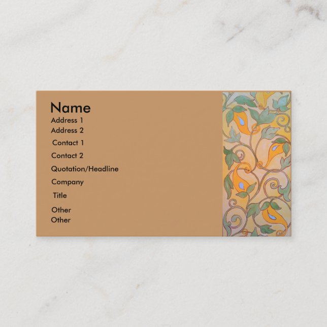 Vines Business Card (Front)