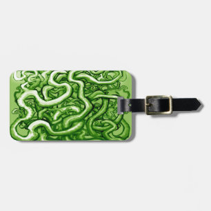 Vines GREEN Luggage Tag