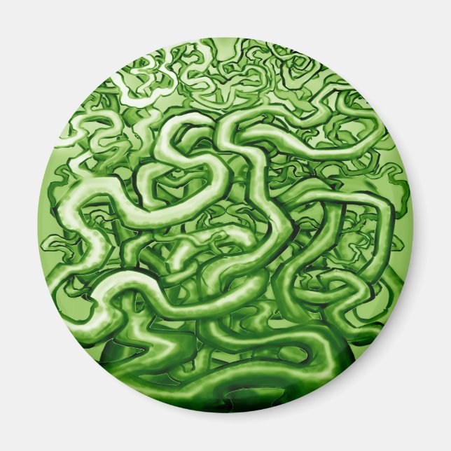 Vines GREEN Magnet (Front)