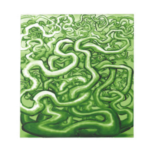 Vines GREEN Notepad