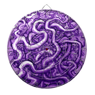 Vines of Purple Dartboard