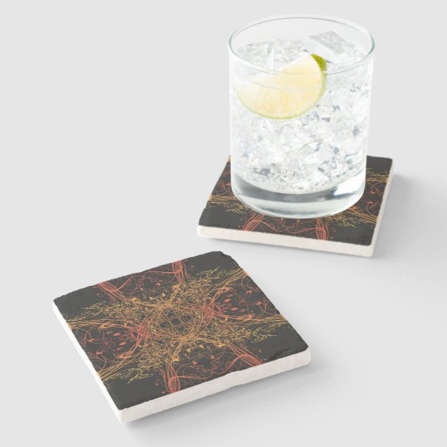 Vines Stone Coaster (Side)