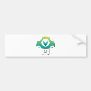 Vinesauce Mushroom Bumper Sticker