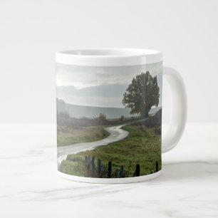 Vineyard at Lantignié of Rhône Department Large Coffee Mug