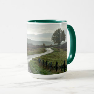 Vineyard at Lantignié of Rhône Department Mug