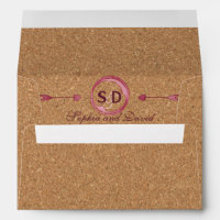 Vineyard Cork Stains Red Wine Wedding