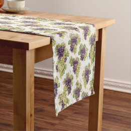 Vineyard Grapes Table Runner – Wine Entertaining