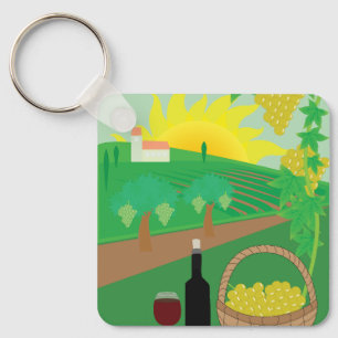 Vineyard Key Ring
