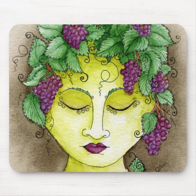 Vineyard Nymph Mousepad 4 (Front)